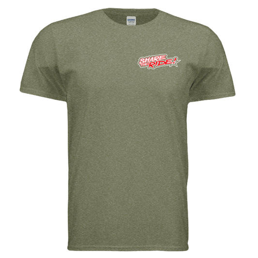 HEATHER MILITARY GREEN - G640 - FRONT