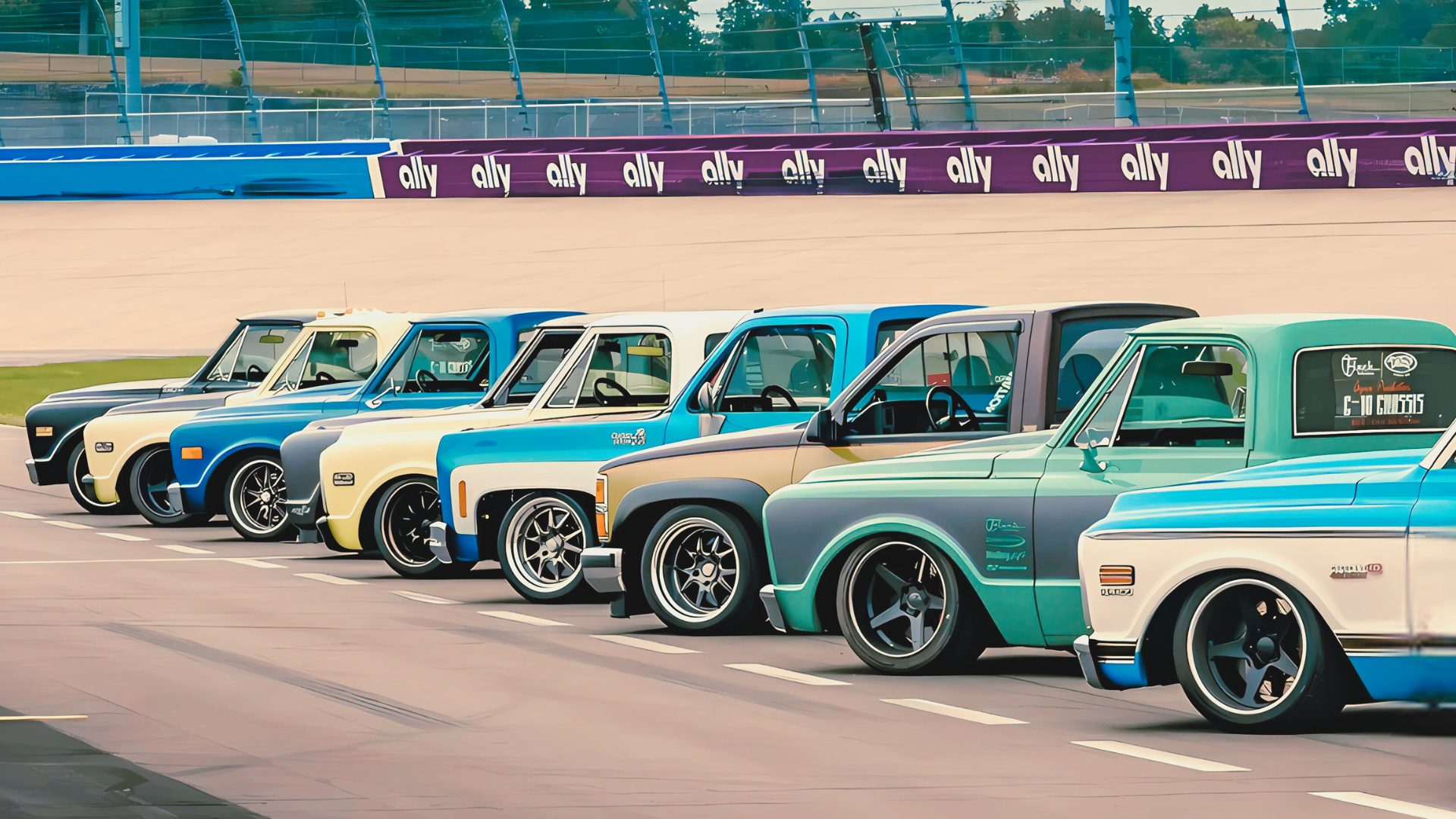 Share The Ride Lineup of Pro Touring Trucks