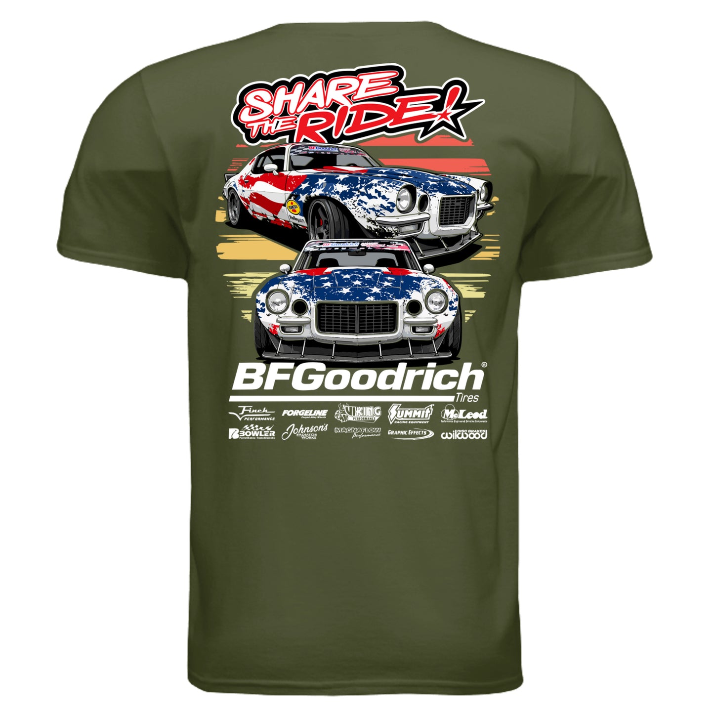 MILITARY GREEN - G640 - BACK